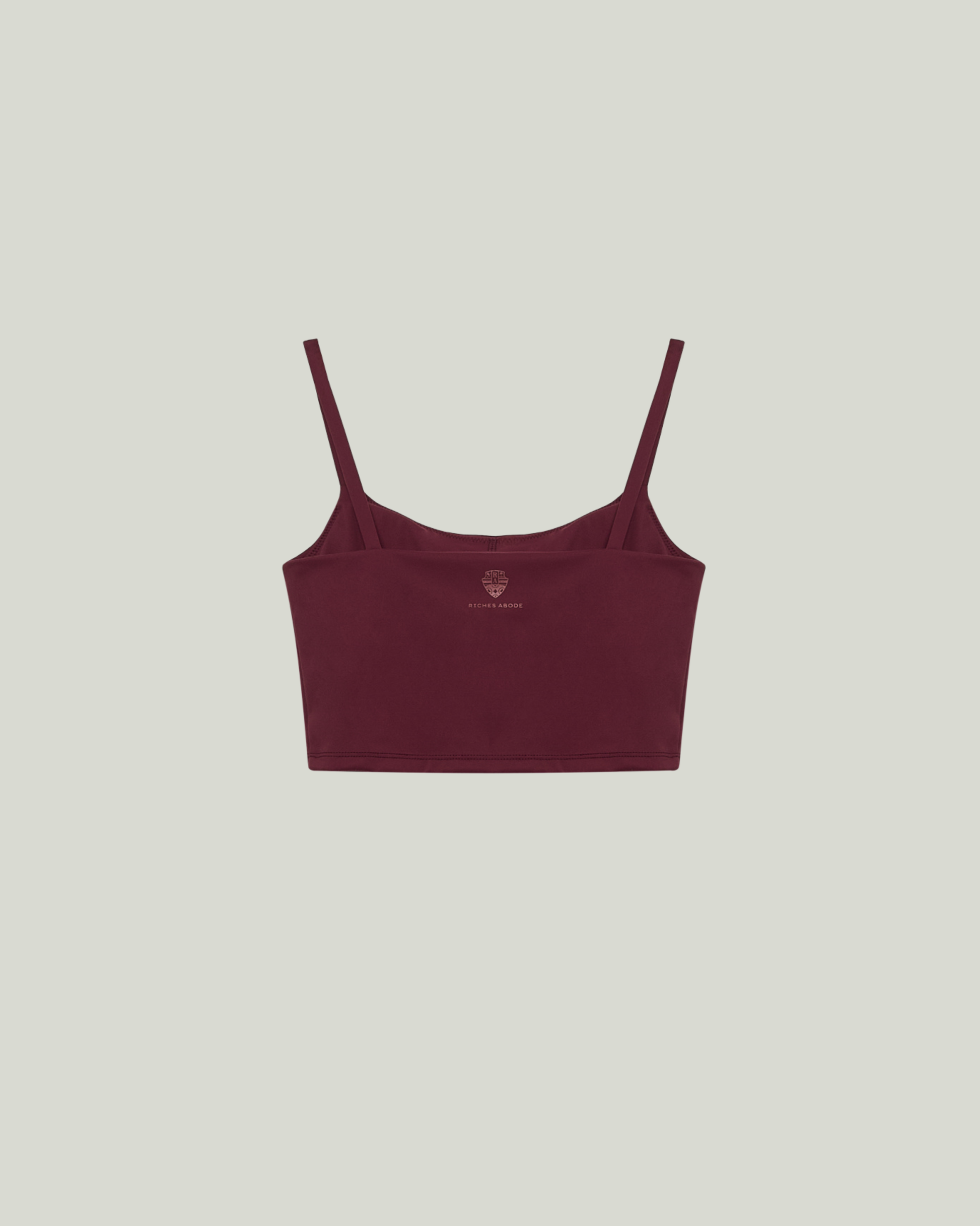 Composé Soft Sculpt Tank Top in bordeaux — Riches Abode