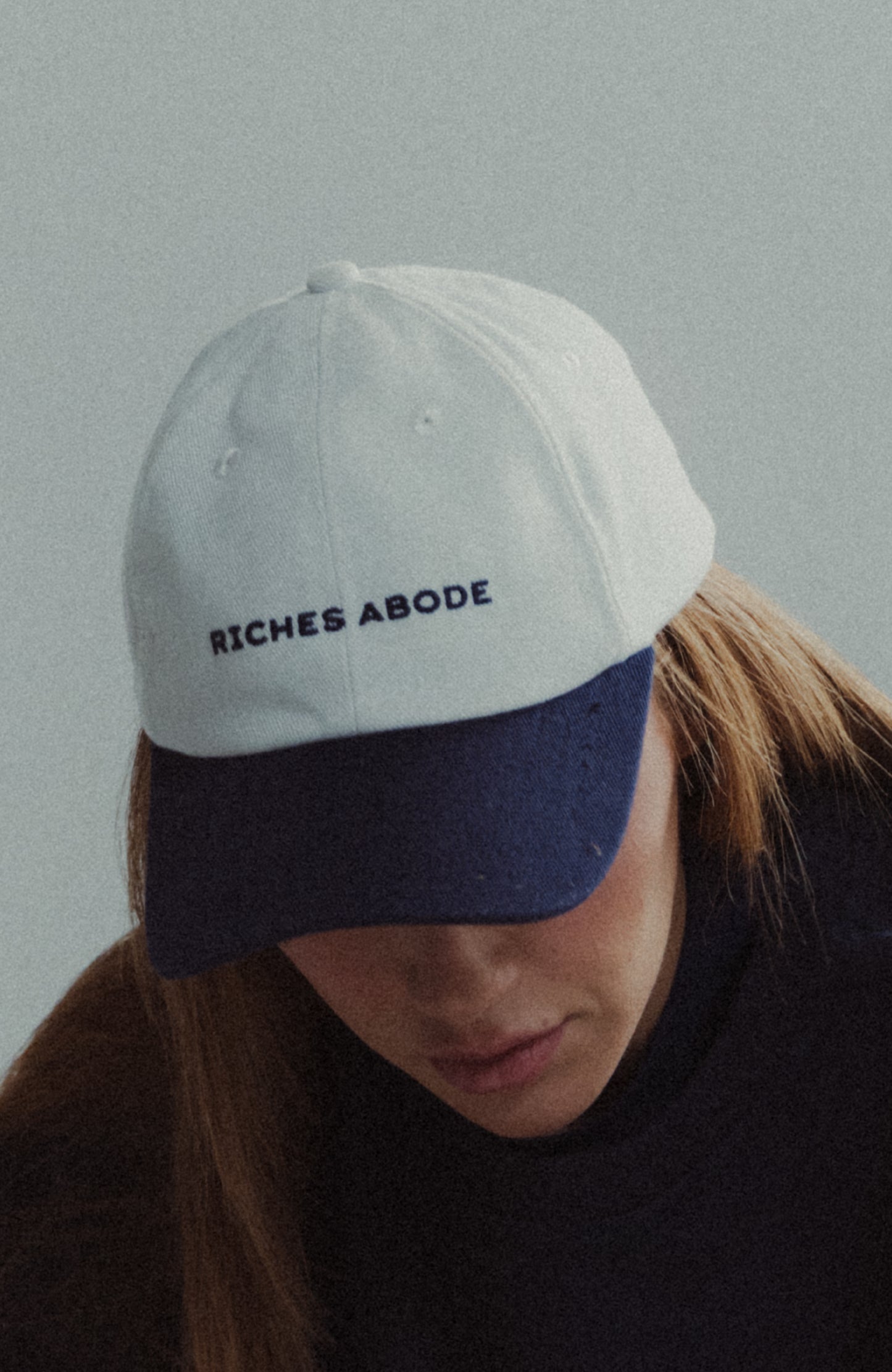 Baseball Cap - White & Blue