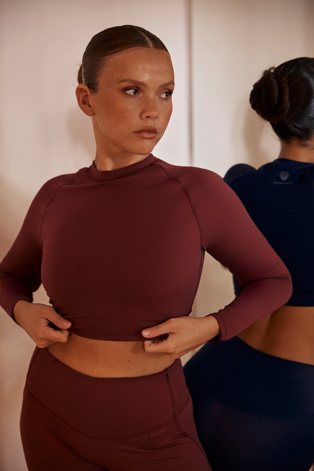 Composé™ Long Sleeve Top — Bordeaux