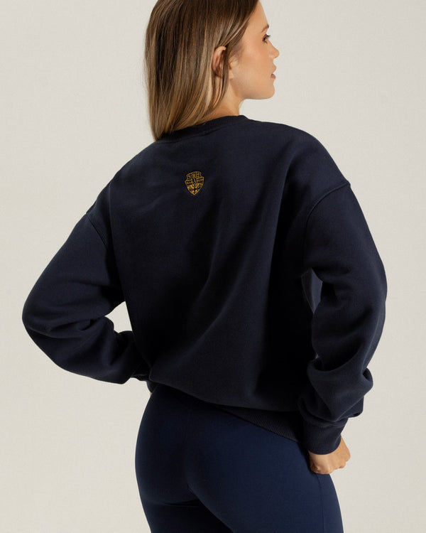 RA Sweatshirt in navy blue — Riches Abode