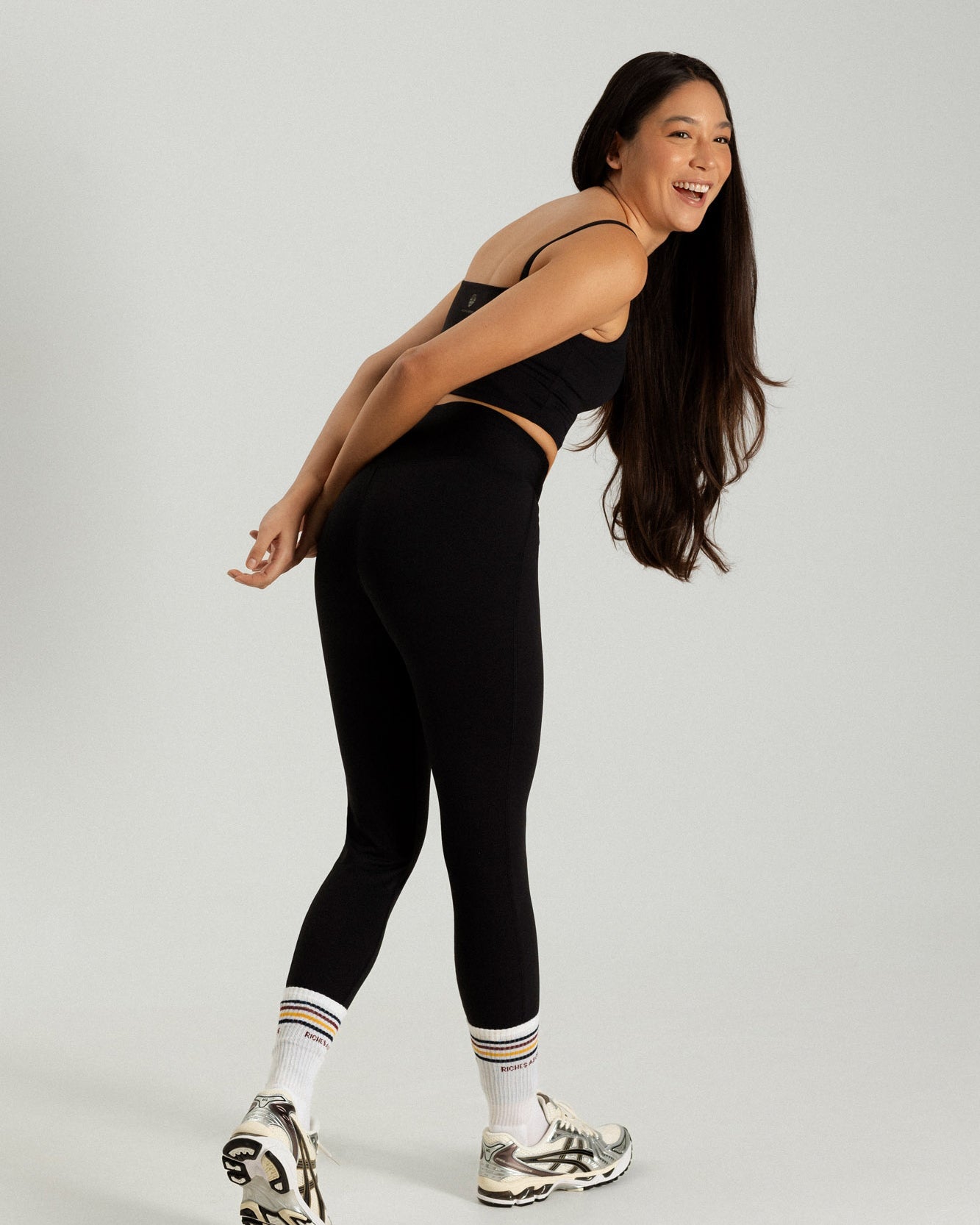 Composé Soft Sculpt Tank Top in black — Riches Abode