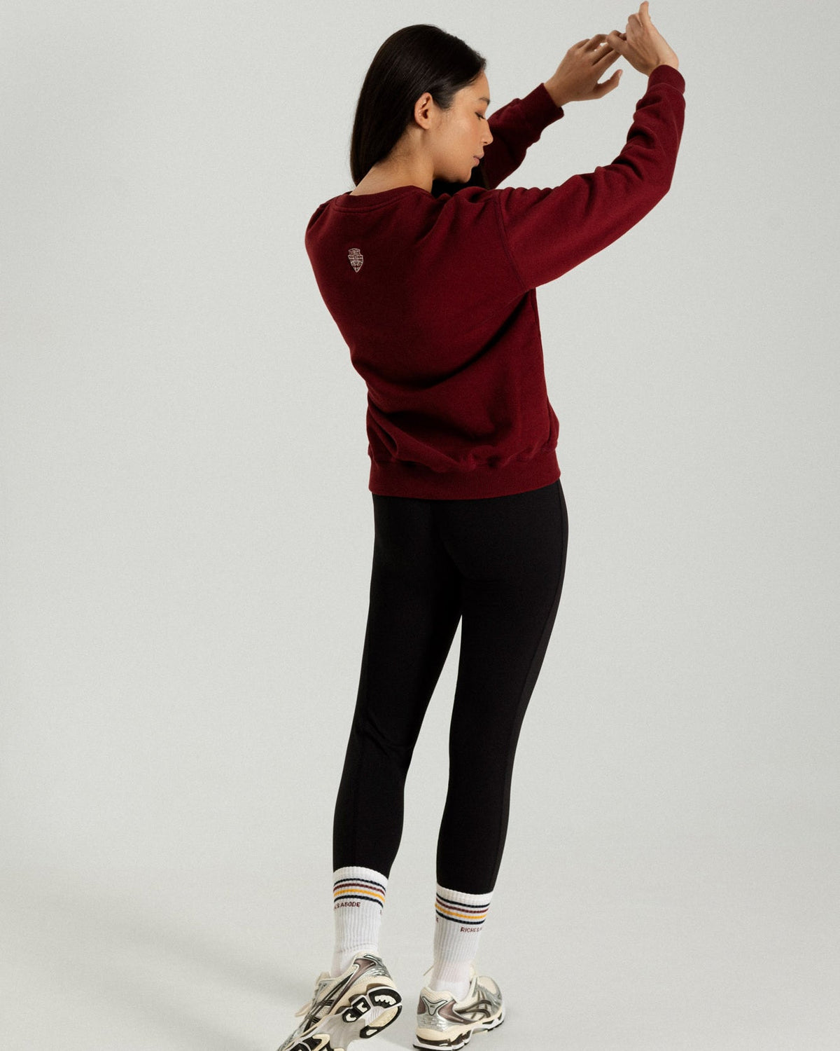 RA Sweatshirt in bordeaux — Riches Abode