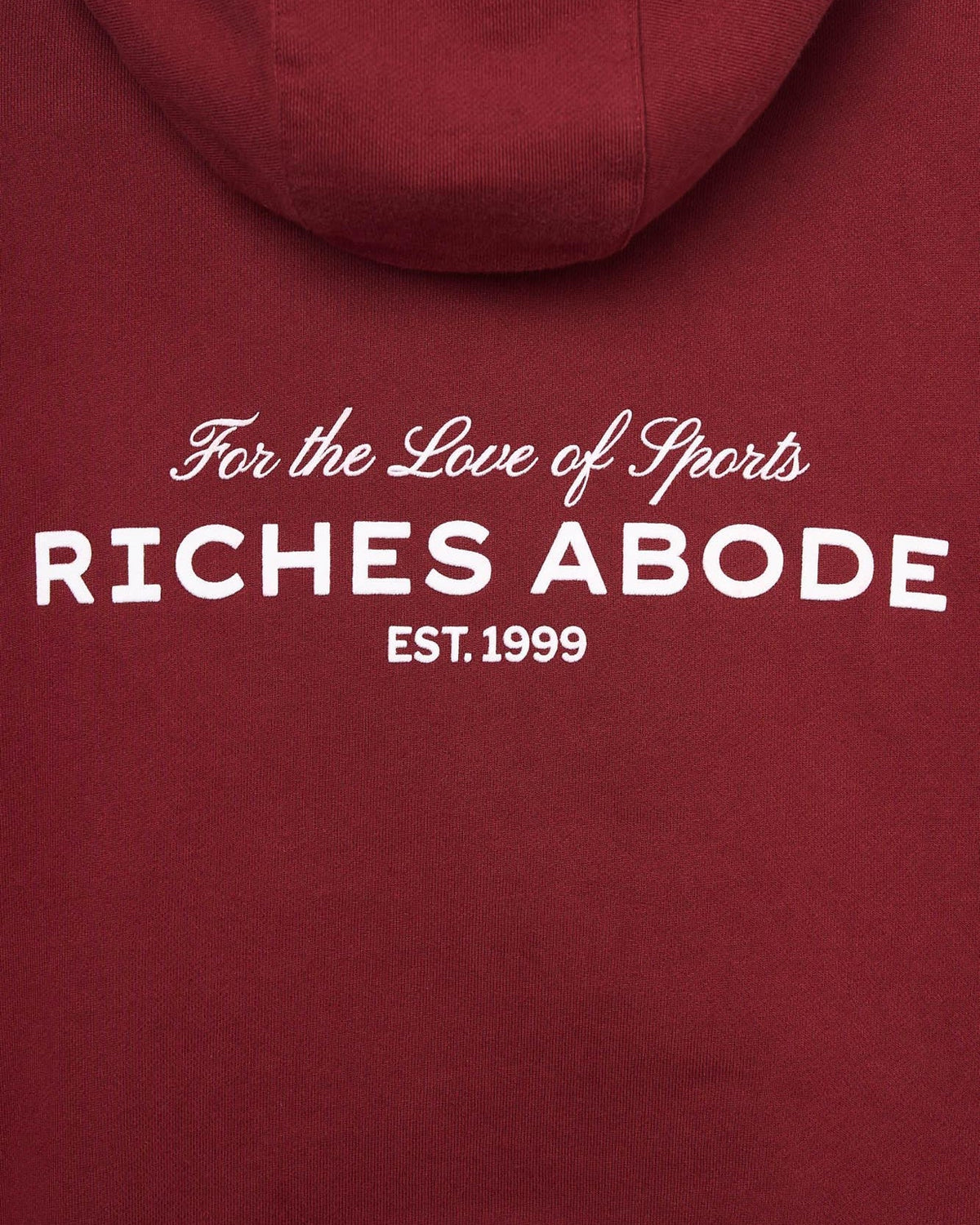 F.L.S. Hoodie in bordeaux — Riches Abode